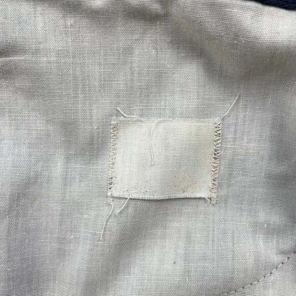 Vintage Levis Sta-Prest Pants Mens 42 Navy Blue Chino Straight Leg Slacks 80s - Picture 9 of 16